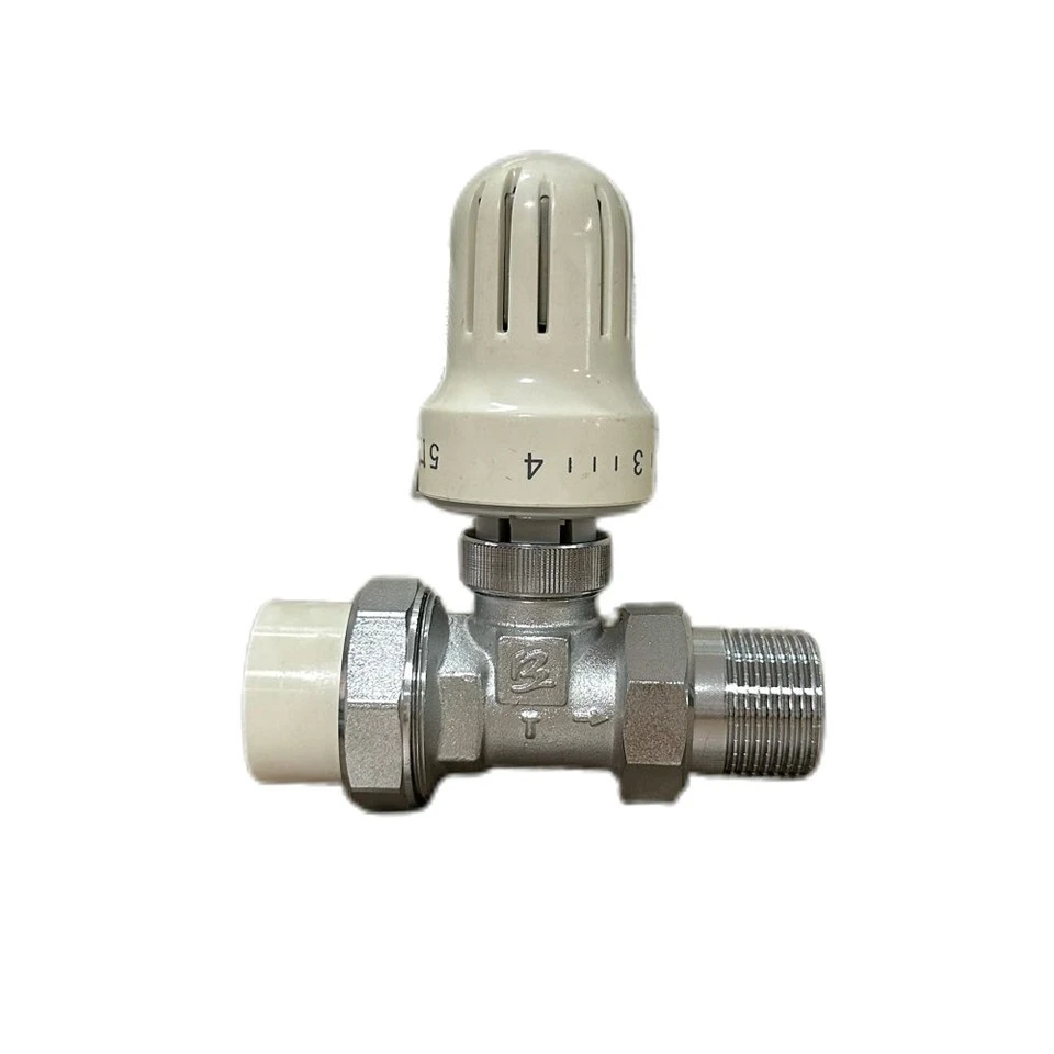 Thermostatisches Regelventil für Heizkörper aus PPR-Messing